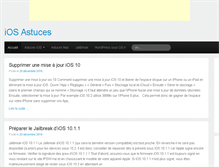 Tablet Screenshot of ios-astuces.fr